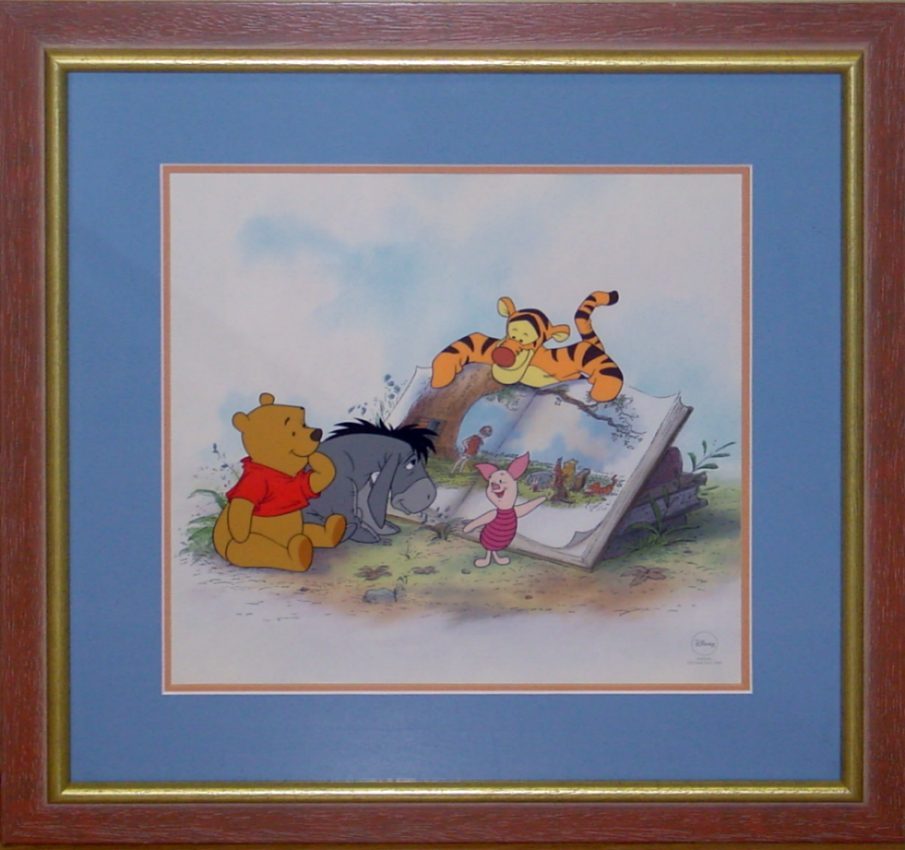 Winnie the Pooh & Storytime Too Sericel in lijst
