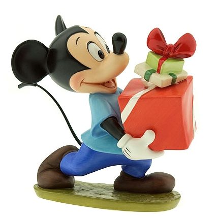 WDCC Pluto's Christmas tree - Mickey figurine