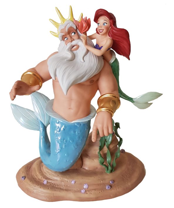 WDCC Little Mermaid- Triton & Ariel
