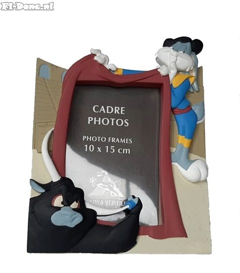 Photo Picture Frame Bugs Bunny Toreador - Click Image to Close