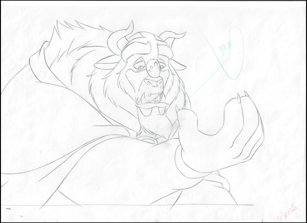 Beast productie-tekening Beast productie-tekening