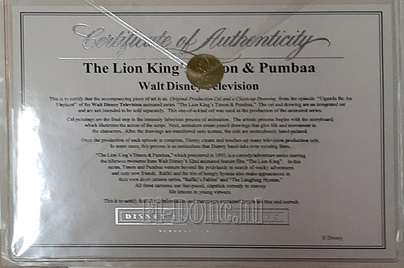 Lion King- Timon & Pumbaa