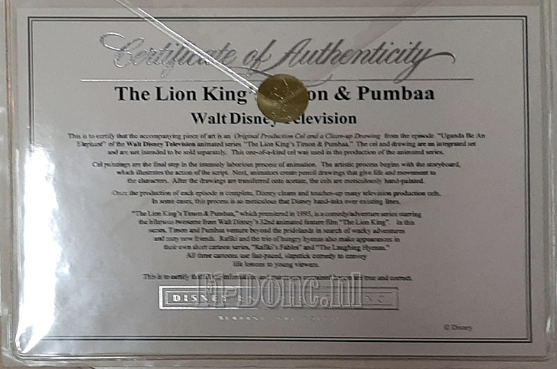 Lion KIng-Timon & Pumbaa - Click Image to Close