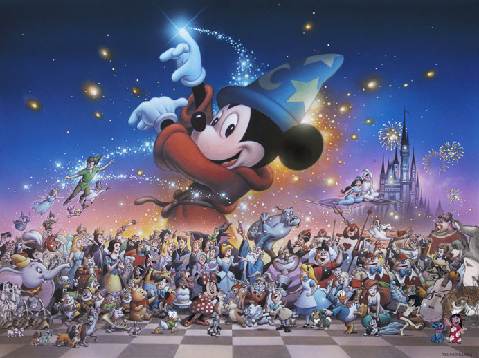 Mickey's Party (Canvas) - Click Image to Close