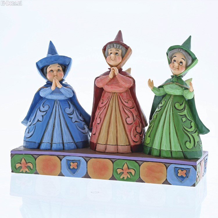 Sleeping Beauty- Three Fairies Figurine - Click Image to Close