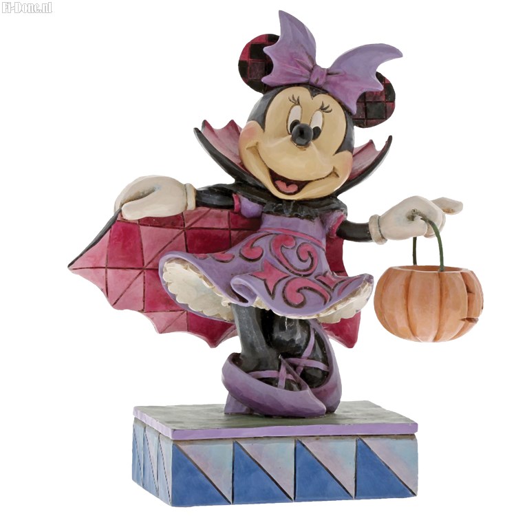 Disney Traditions Minnie Witch and Vampire Mickey Halloween Figurine