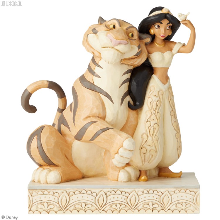 Aladdin- Jasmine White Woodland - Click Image to Close