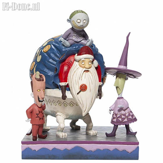 Nightmare Before Christmas- Lock, Shock & Barrel With Santa