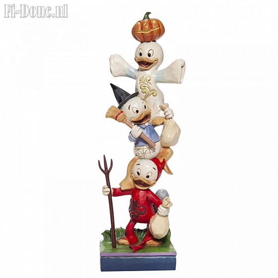 6007079 Halloween Stacked Huey, Dewey & Louie Figurine