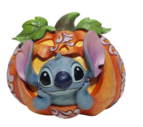 Lilio and Stitch- Stitch O' Lantern Figurine - Click Image to Close