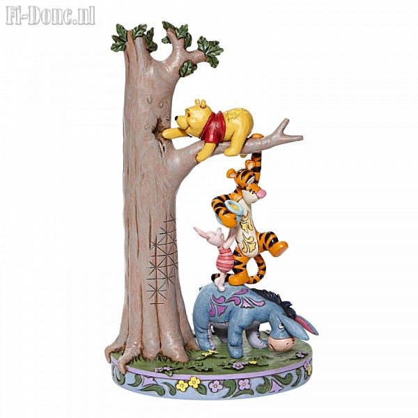 Pooh, Eeyore, Tigger & Piglet Play by Hunny Tree