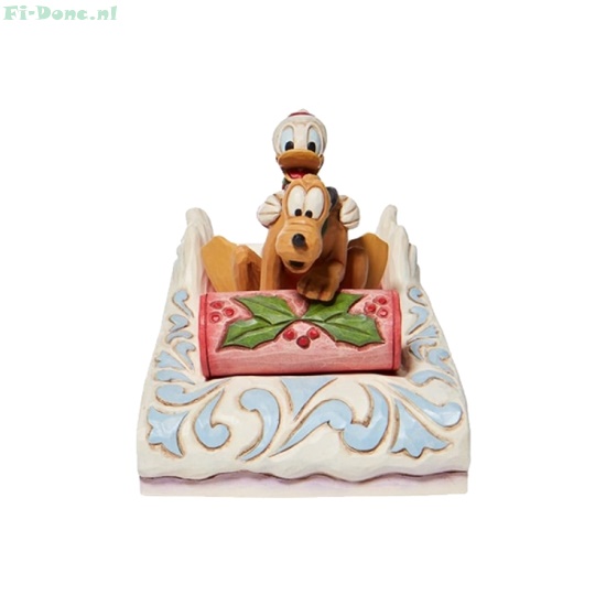 Donald & Pluto Sledding