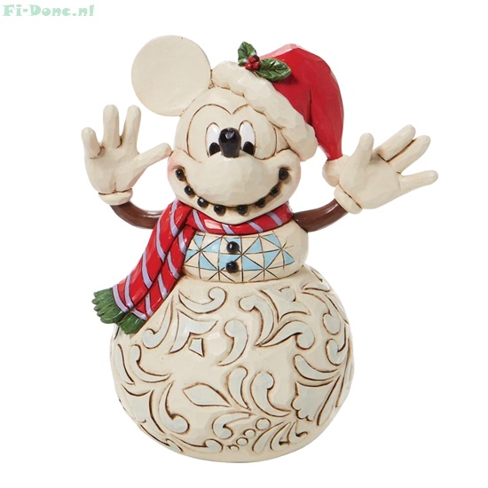 Mickey Mouse Snowman - Click Image to Close