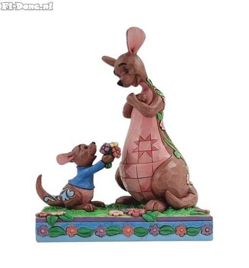 Winnie the Pooh- Roo Giving Kanga Flowers - Click Image to Close