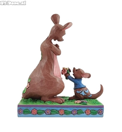 Winnie the Pooh- Roo Giving Kanga Flowers - Click Image to Close