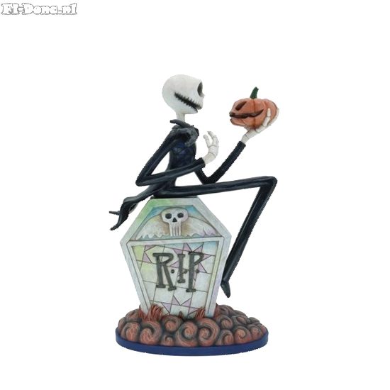 Nightmare Before Christmas- Jack on Gravestone - Click Image to Close