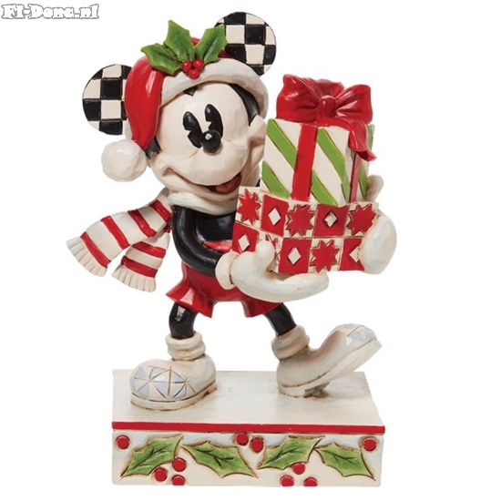 Mickey with Stack of Presents