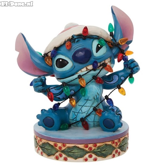 Lilo and Stitch- Stitch Wrapped in Lights - Click Image to Close