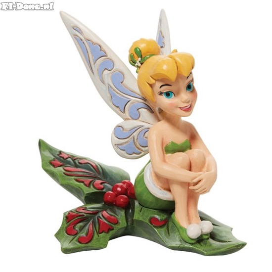 Peter Pan- Tinkerbell Sitting on Holly - Click Image to Close