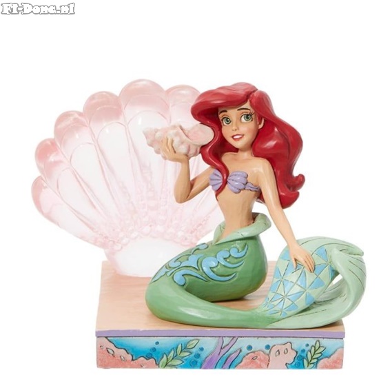 6011923 Little Mermaid- Ariel with Clear Resin Shell 