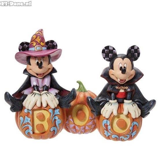 6013052 Mickey & Minnie Mouse Boo Pumpkins