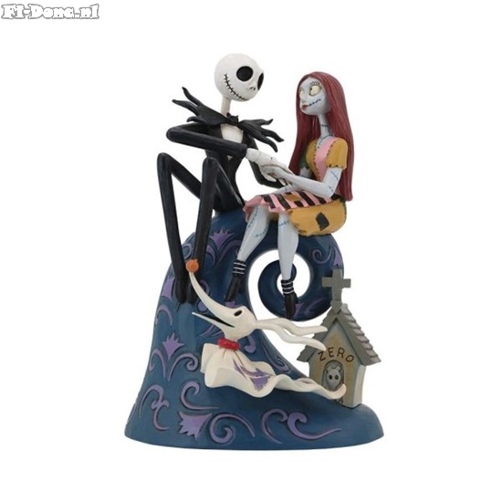6013054 Nightmare Before Christmas- Jack, Sally, Zero & Gravestone