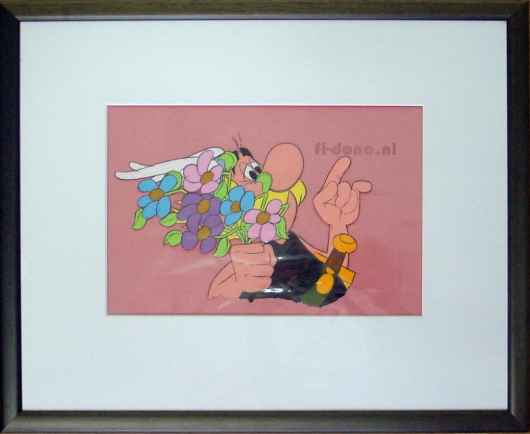 Asterix- Asterix with Flowers - Click Image to Close