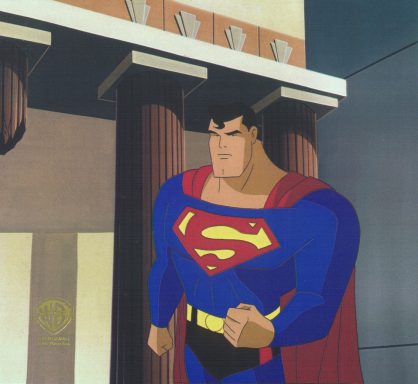 Superman- Superman met gebalde vuist - Klik op de afbeelding om het venster te sluiten
