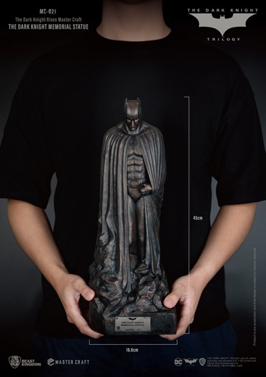 Batman- The Dark Knight Rises Dark Knight Memorial Statue - Click Image to Close