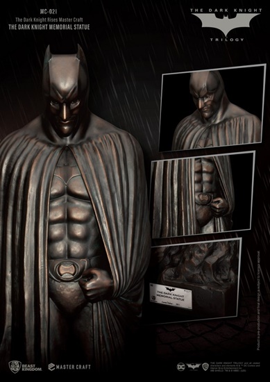 Batman- The Dark Knight Rises Dark Knight Memorial Statue - Click Image to Close