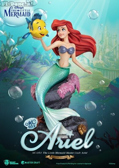 Little Mermaid- Ariel & Flounder - Click Image to Close