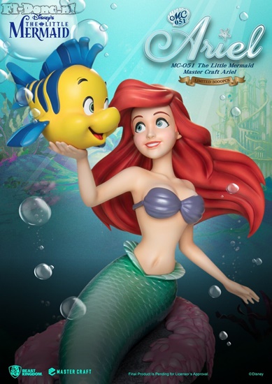 Little Mermaid- Ariel & Flounder - Click Image to Close