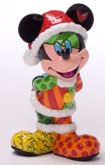 Mickey Mouse Mini Christmas Figurine - Click Image to Close