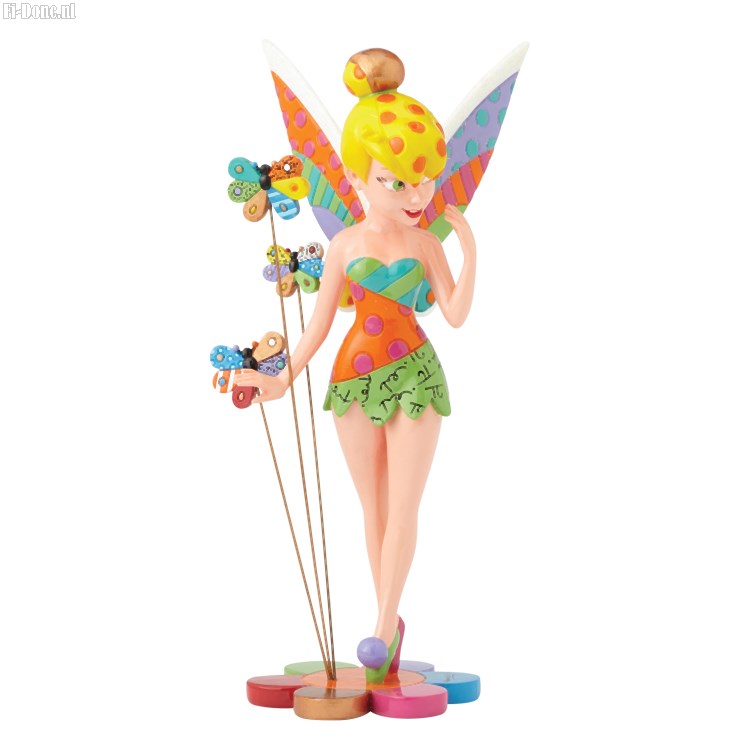 Tinker Bell On Flower - Click Image to Close