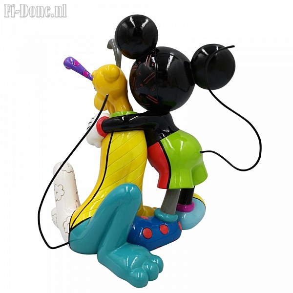 Mickey Mouse & Pluto Figurine - Click Image to Close