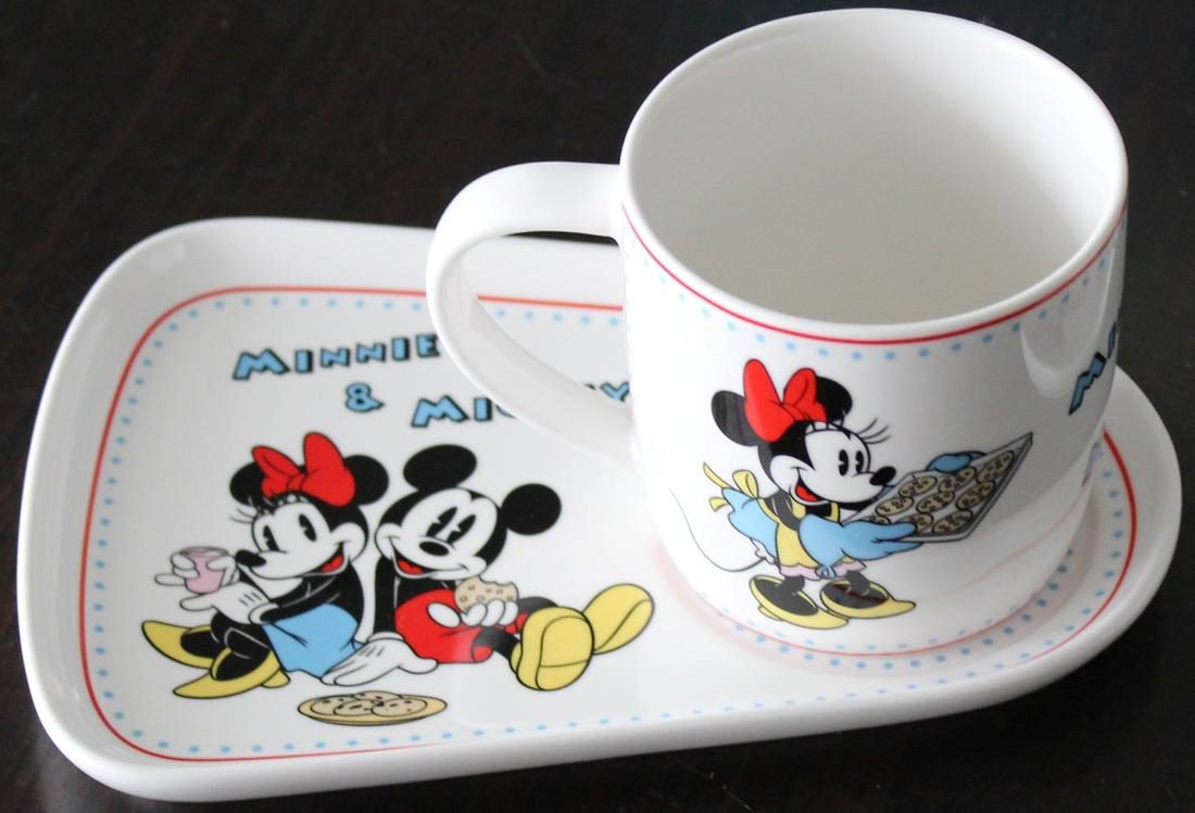 Mickey & Minnie Snack set