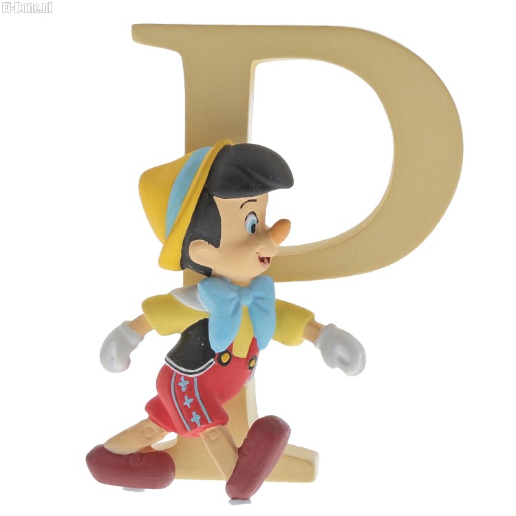 Disney Alphabet P - Pinocchio - Click Image to Close