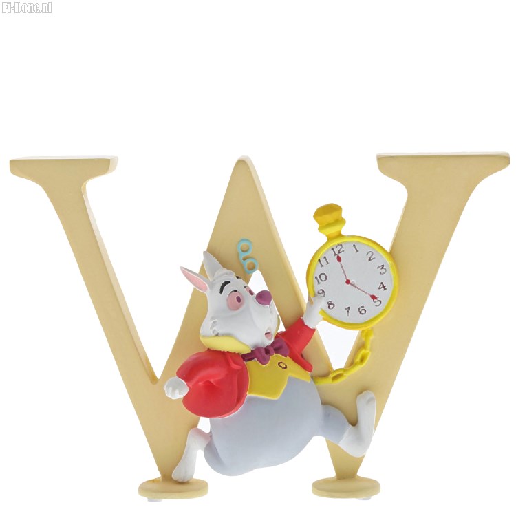 Disney Alfabet W - White Rabbit - Click Image to Close