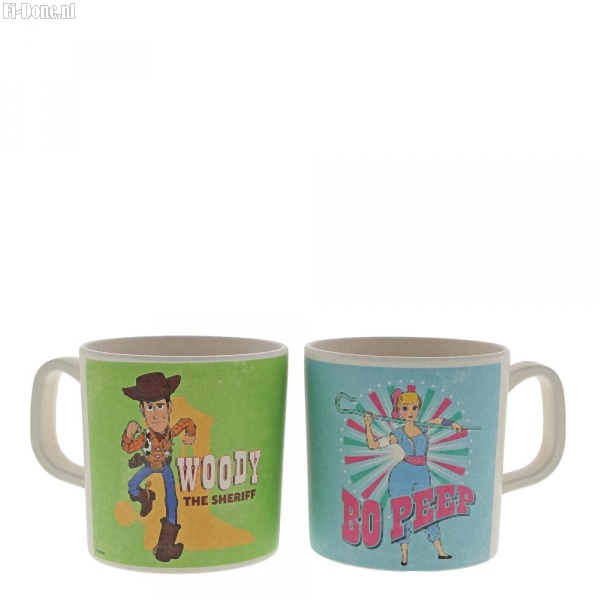 A29818 Toy Story 4- Woody & Bo Peep Bamboo Mug set