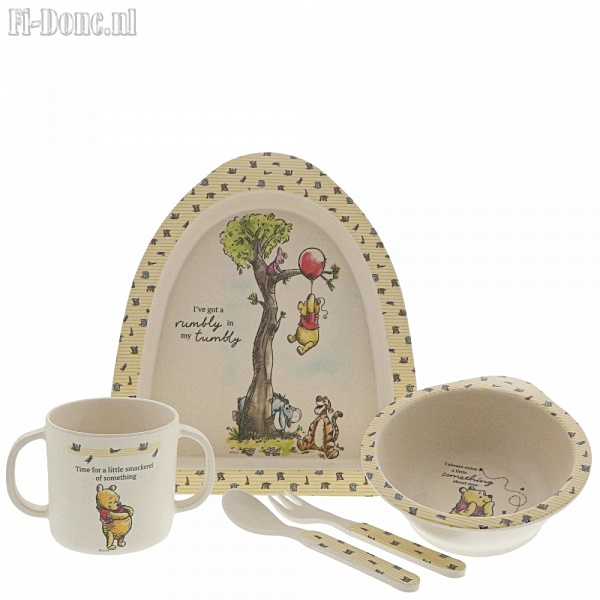A29837 Winnie The Pooh- Bamboo Dinner Set