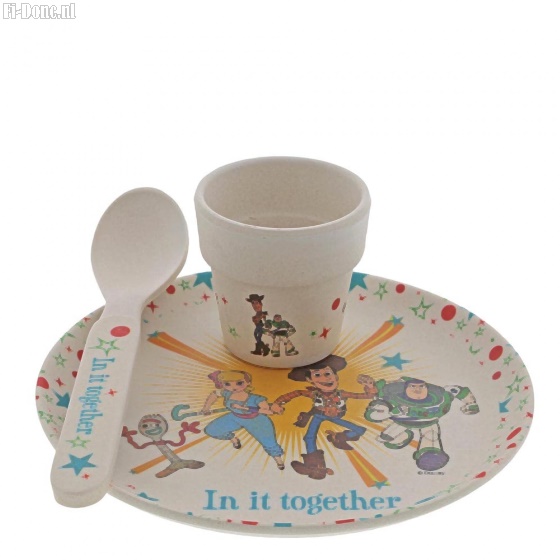 A29966 Toy Story 4- Bamboo Egg Cup Dinner set
