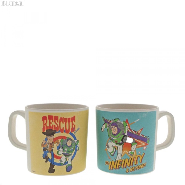 A30004 Woody & Buzz Toy Story 4 Bamboo Mug set