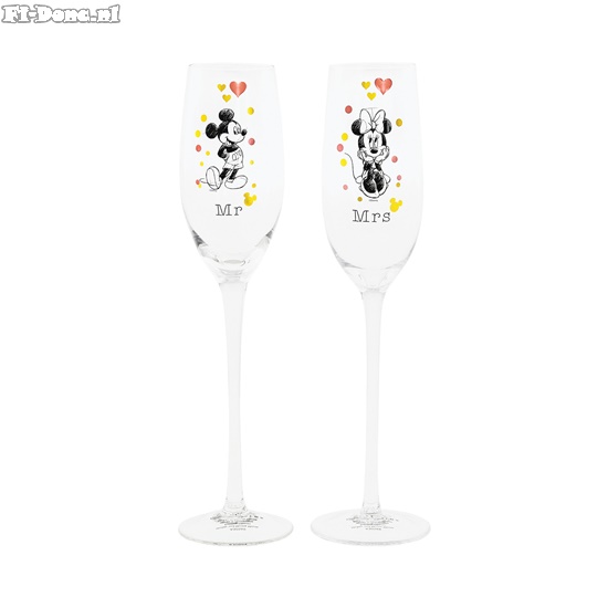A30569 Mickey & Minnie Toasting Glasses 