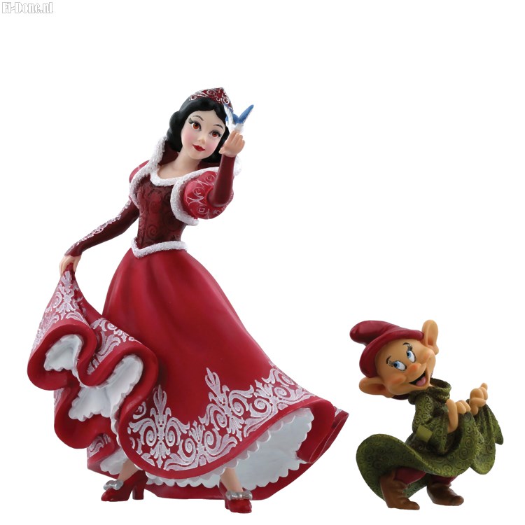 4058287 Snow White- Christmas Snow White & Dopey Beeldje