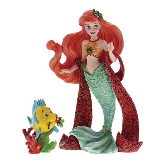 Little Mermaid- Christmas Ariel With Flounder Little Mermaid- Christmas Ariel With Flounder
