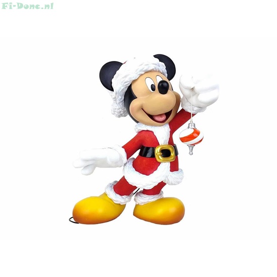 Mickey Mouse Christmas Statue - Click Image to Close