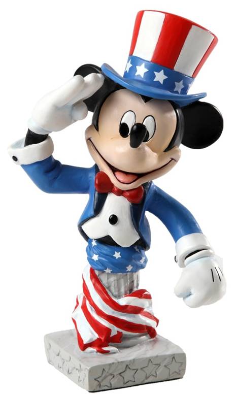 Patriotic Mickey Bust - Click Image to Close