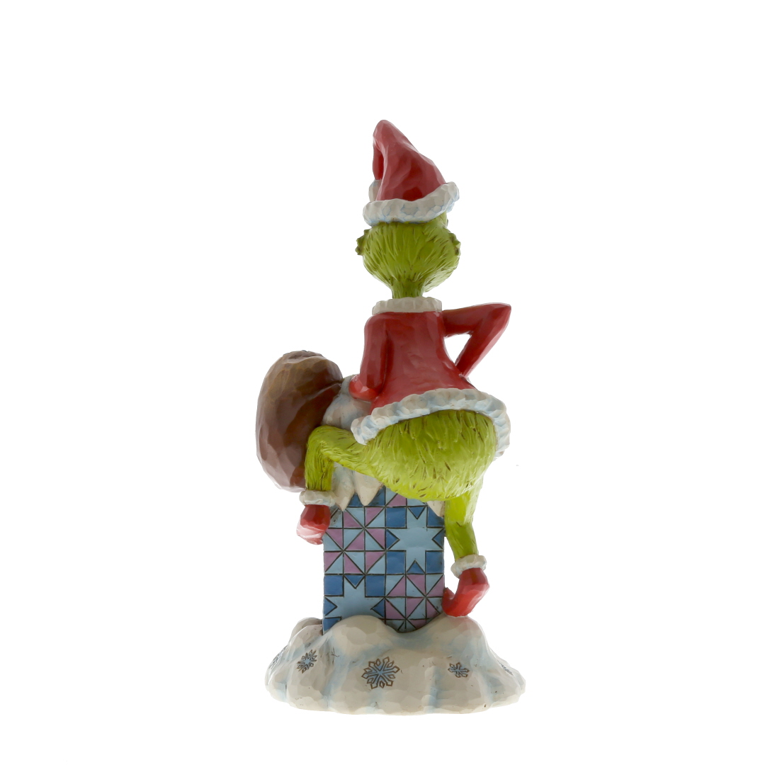 Grinch climbing into Chimney - Click Image to Close