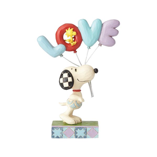Snoopy met LOVE Ballon