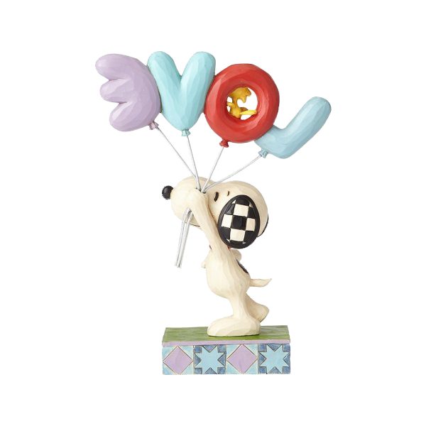 Snoopy with LOVE Balloon - Click Image to Close